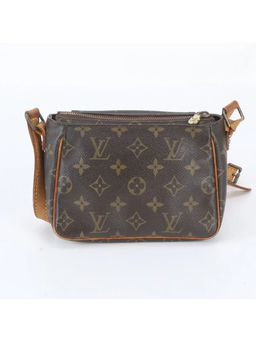 Louis Vuitton Monogram Viva-Cite PM Leather Shoulder Bag Crossbody